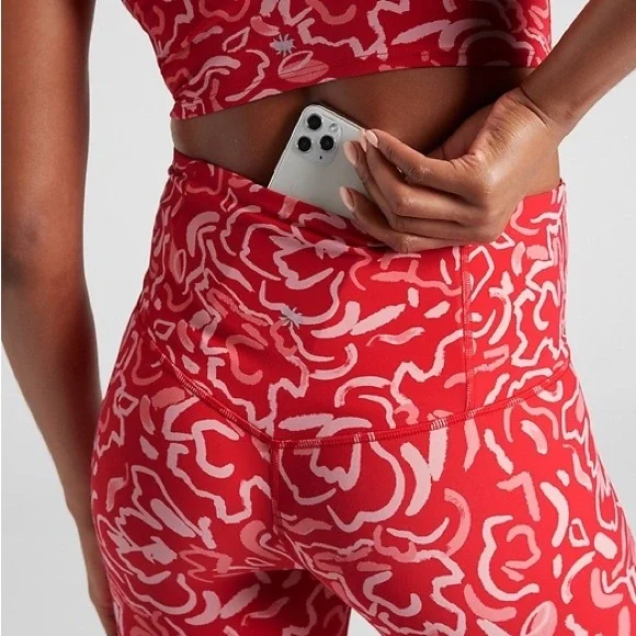Athleta Elation Printed 7/8 Tight - Picture 2 of 8